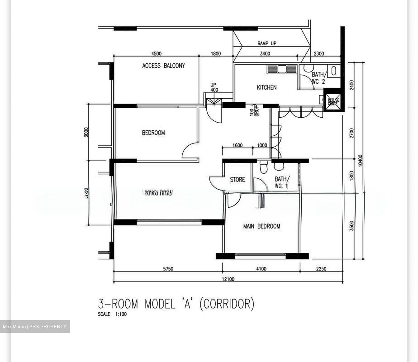 Blk 639 Rowell Road (Central Area), HDB 3 Rooms #584477351
